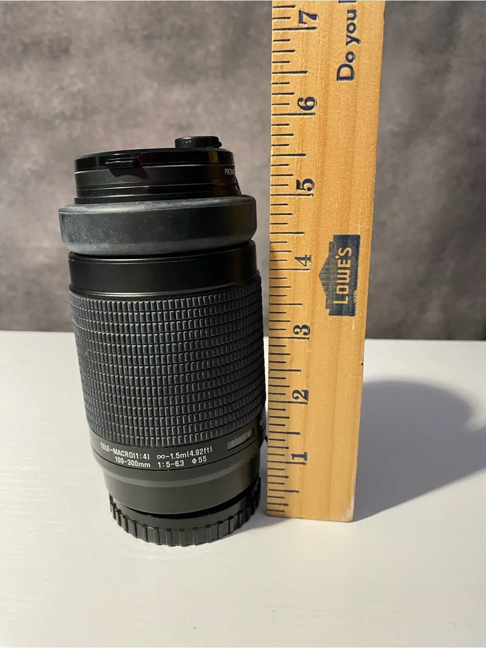 Promaster AF 100-300mm f/5-6.3 Tele-Macro Lens for Canon EF Mount w/ Caps 55mm